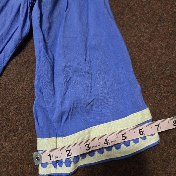 New! Kevia Tunic Blouse 1x-2x Plum And Cream Beautifully Made Light Purple - Picture 7 of 13